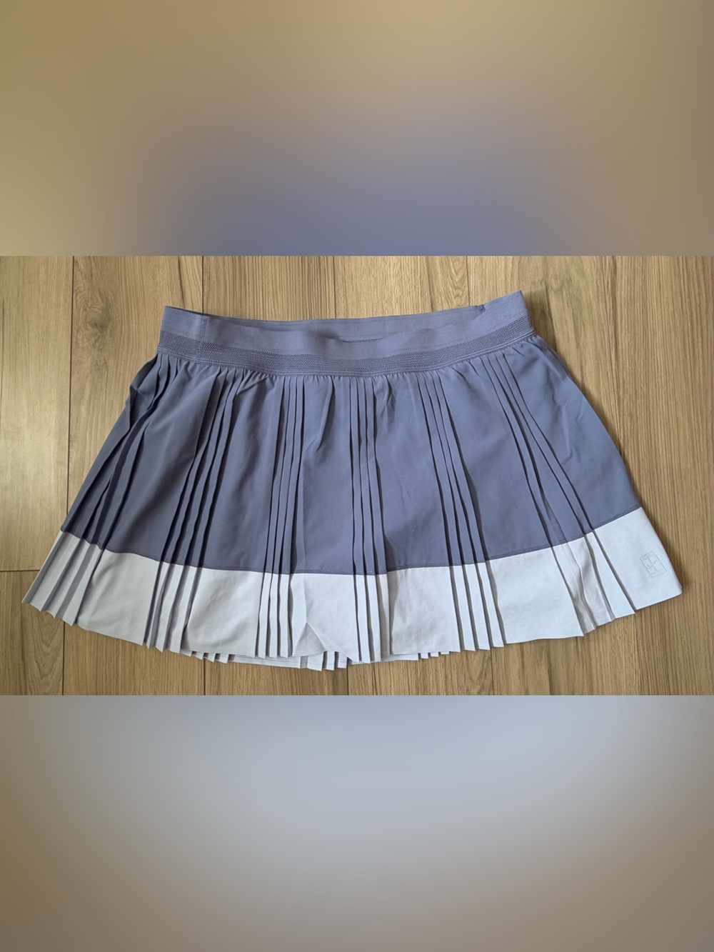 Nike Womens XL Tennis Skort Indigo Ghost Colorway Court Advantage Pleated Skirt